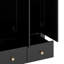 Garde-robe 3 portes avec 3 portes et 2 tiroirs