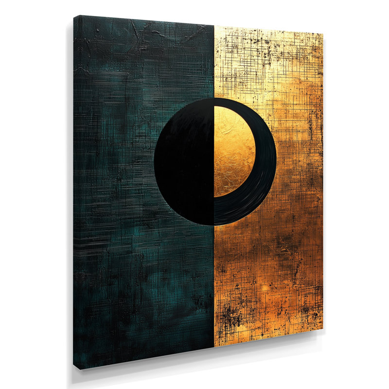 Mischari - Abstract Wall Art Living Room, H 20 po x l 12 po, Toile tendue, Ne s’applique pas