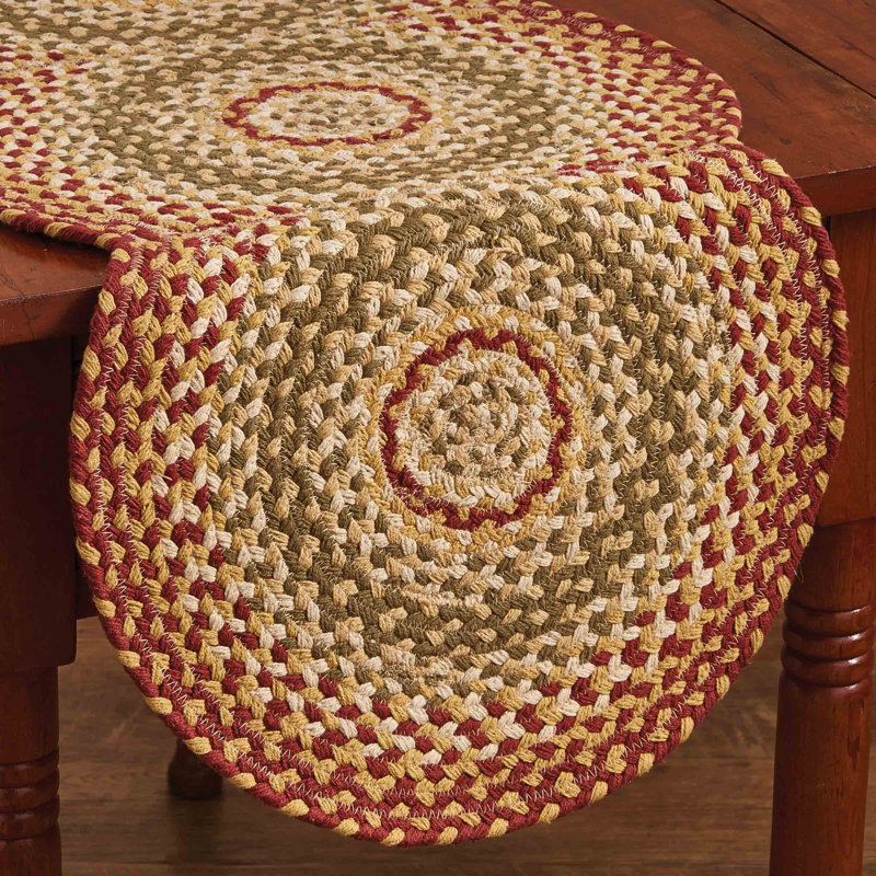 Maryborough Rectangular Geometric Table Runner, 34" x 15"