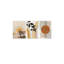3 pièces, art mural boho orange désert, 16 po x 24 po
