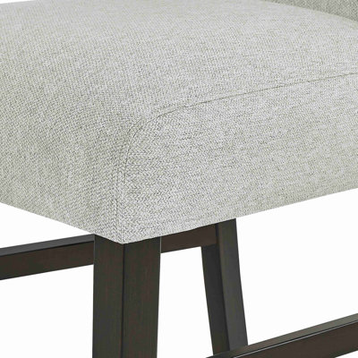 Modern Faux Marble Counter Height Dining Table with 4 Stools
