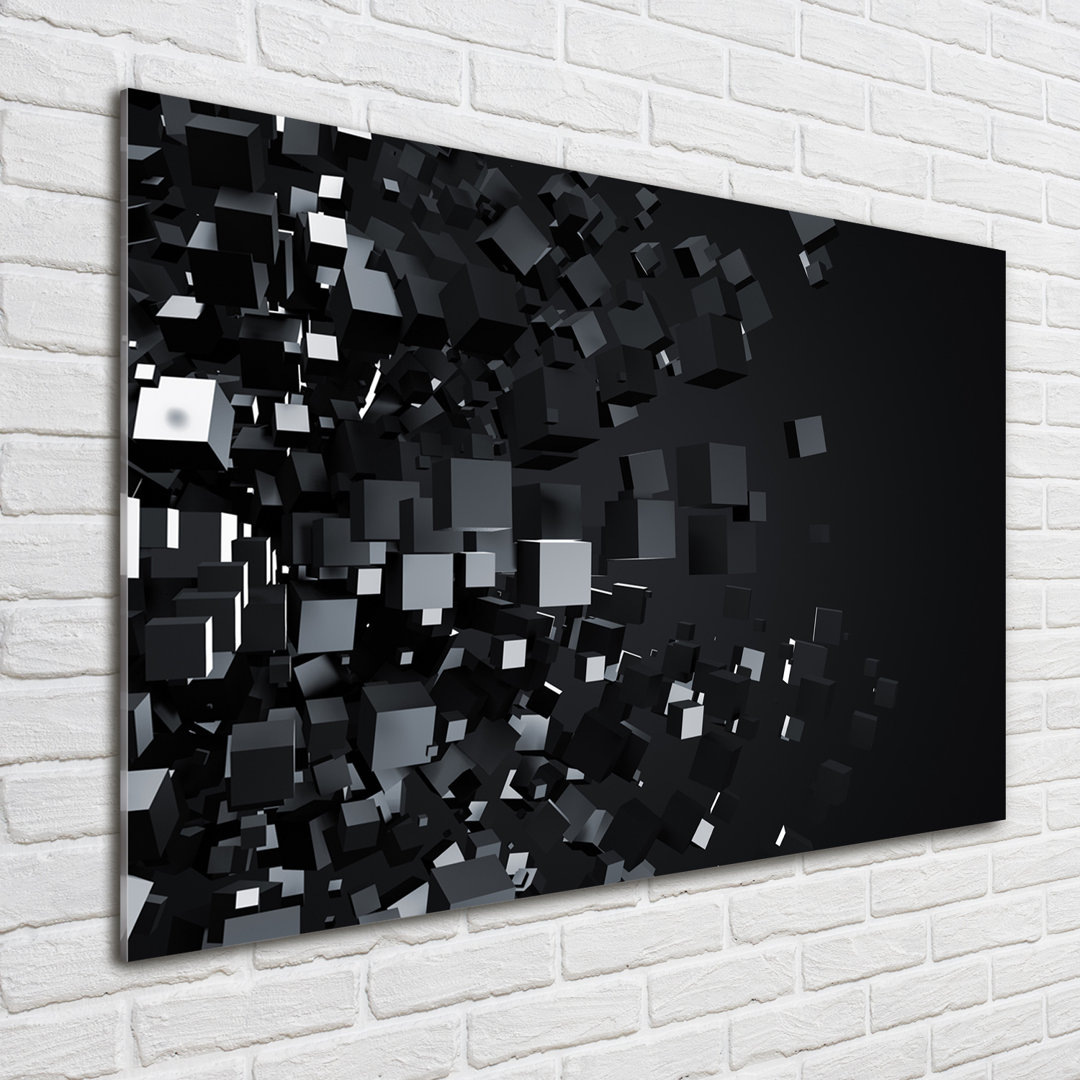 3D Abstraction - Unframed Art Prints on Glass