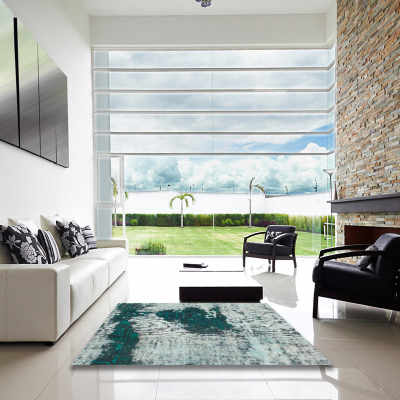 Tapis abstrait 899, Carré 6 pi