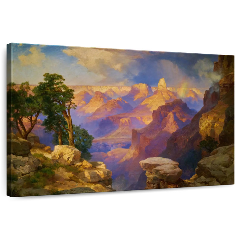 Alvord Grand Canyon avec arc-en-ciel, H 24 po x l 36 po