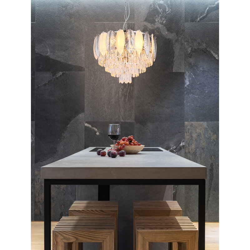 Laurium 9 - Light Chrome Pendant