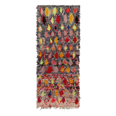 One-of-a-Kind 3'4”x7'6” Hand Knotted Area Rug