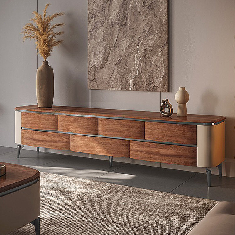 Meuble télé de luxe de style Mid-Century, 78.74"