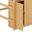 Lit mezzanine avec armoire de rangement, garde-robe et lumières DEL pour enfants adolescents-25654139