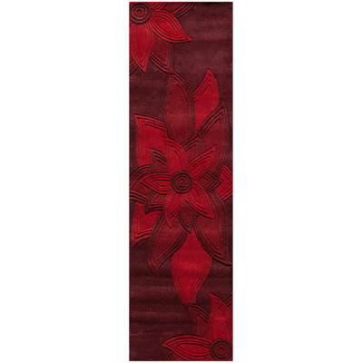 Cloninger Wool Floral Indoor Rug