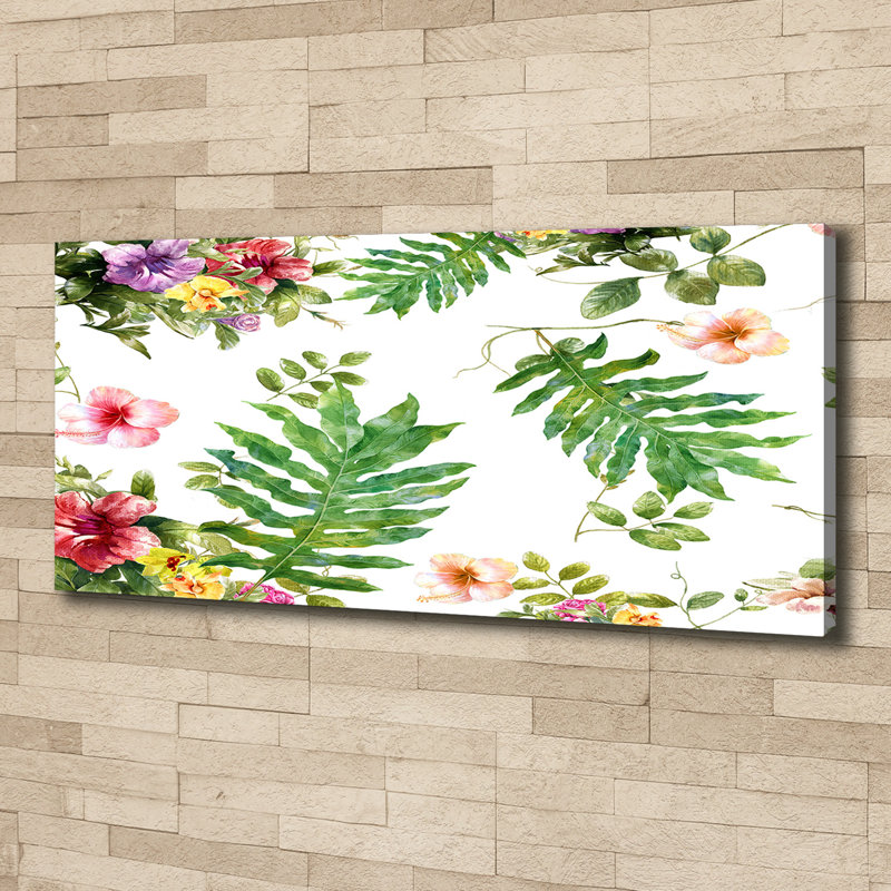 Floral Pattern - Wrapped Canvas Print