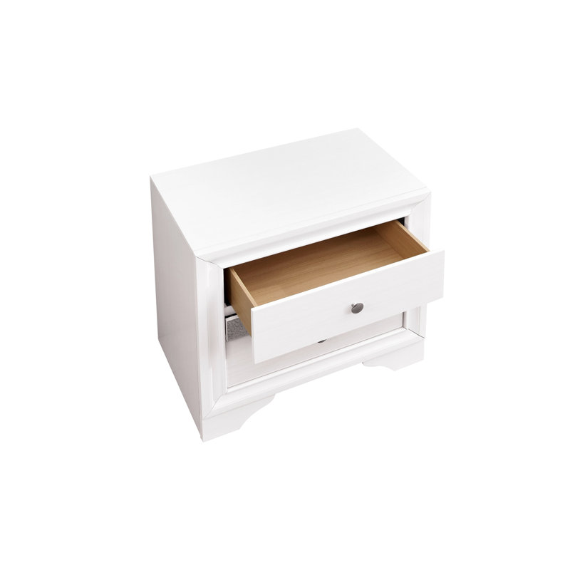 Table de chevet Madrid, Blanc