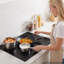 Plaque de cuisson à induction 30 po, 5 brûleurs, cuisinière électrique intégrée 220 V 9 200 W, brûleur à induction pour la cuisine, avec 9 niveaux de puissance, écran tactile à DEL, surface en vitrocéramique, verrou pour enfant
