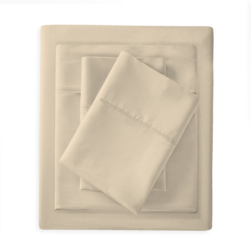 Soft & Silky Cotton Rayon Sheet Set, King, Red