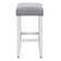 Ileana Upholstered Counter Stool with Solid Wood Frame