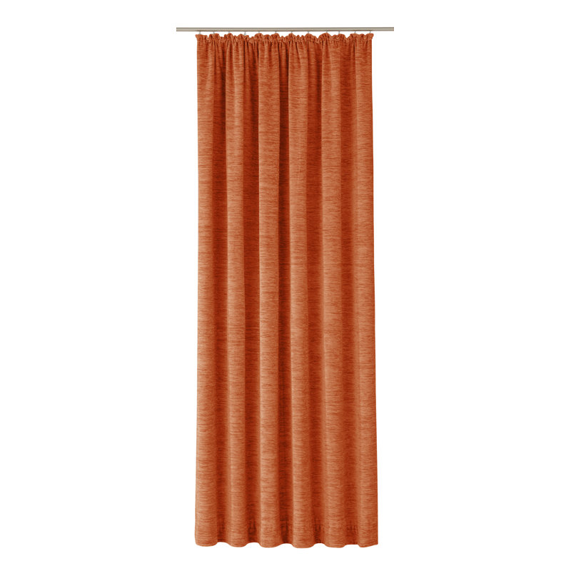 Breedlove Room Darkening Curtain Single Panel, 225cm H x 270cm W, Terra