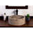 Blizz Stone Circular Vessel Bathroom Sink-62522003