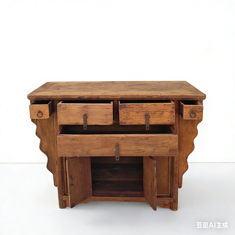 3 Drawer Poplar Sideboard