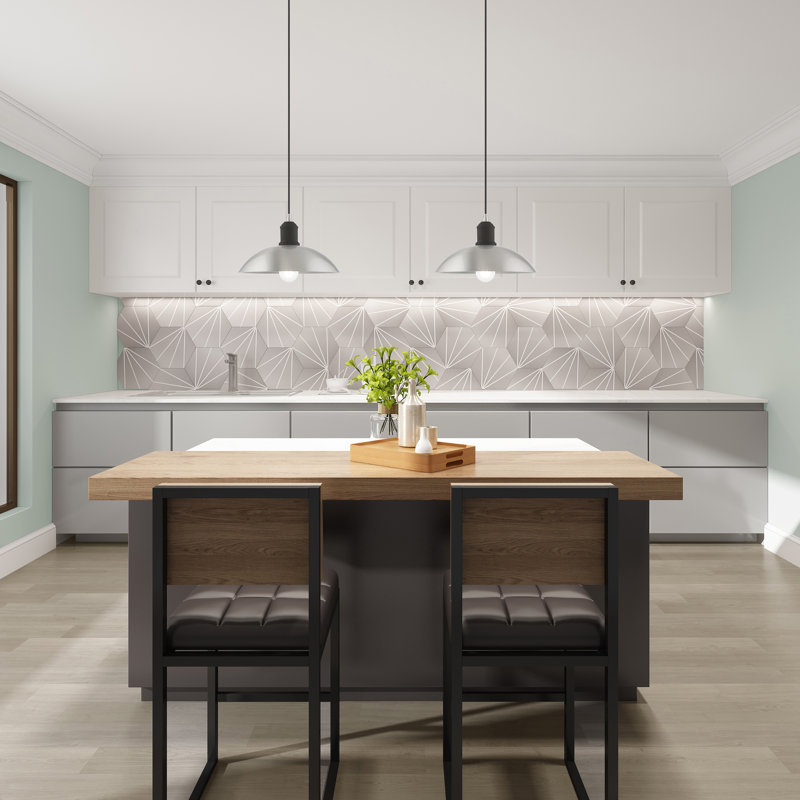 Luminaire suspendu en forme de dôme à 1 lumière Alysen, Nickel brossé