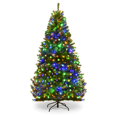 66" H Green Pine Christmas Tree with 350 LED Lights