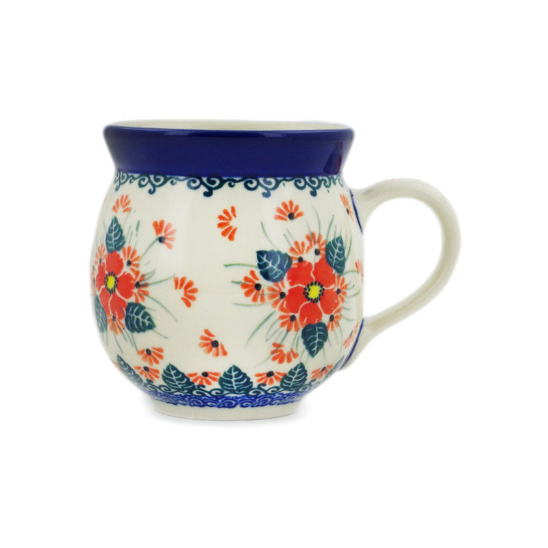 Handmade Stoneware Porcelain Coffee Mug Teacup and Saucer