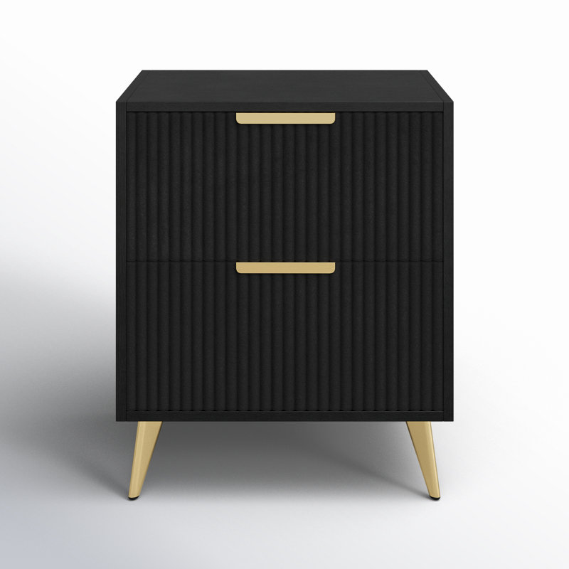 Ferndown 21.7'' W Particle Board / Chipboard Nightstand