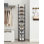 Range-chaussures avec 10 tablettes, range-chaussures, structure en métal, pour le vestibule