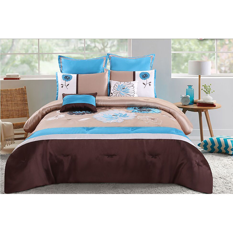 Traditional Polyester Floral Comforter, Full