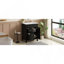 Meuble-lavabo 24 po avec lavabo en céramique, petite armoire de salle de bain moderne, 2 tiroirs et tablette réglable-1102370469-1102370489