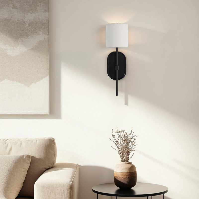 Fico Wall Sconce, Matte Black