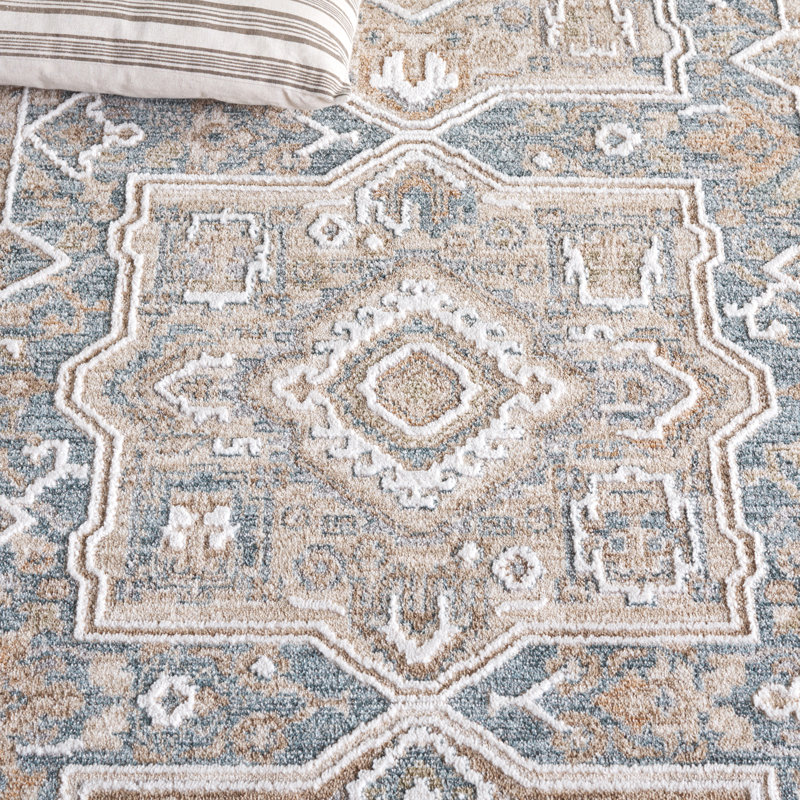 Finley Performance Oriental Indoor Rug, Rectangle 5'3" x 7'6"