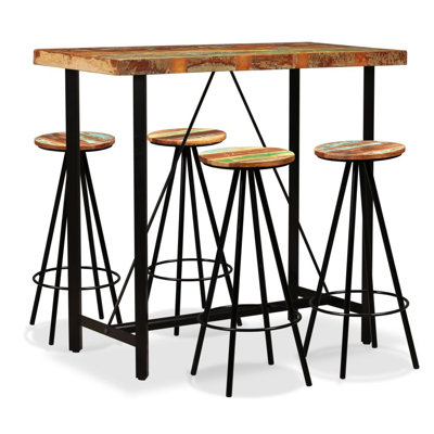 Adrian 5 Piece Pub Table Set