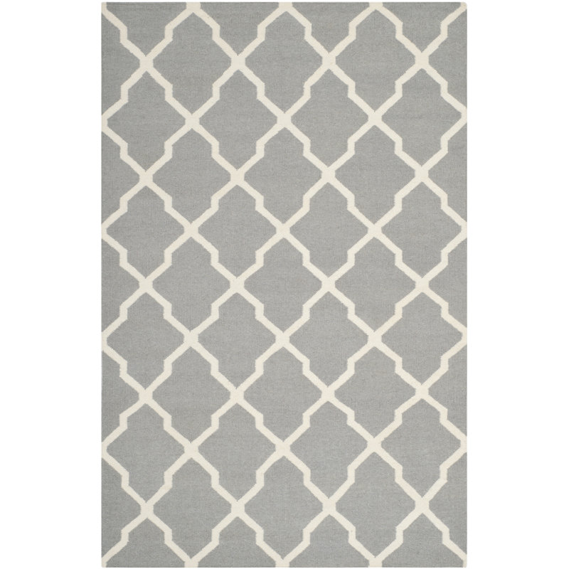 Seraphin Geometric Hand Woven Area Rug, Rectangle 183 x 274 cm