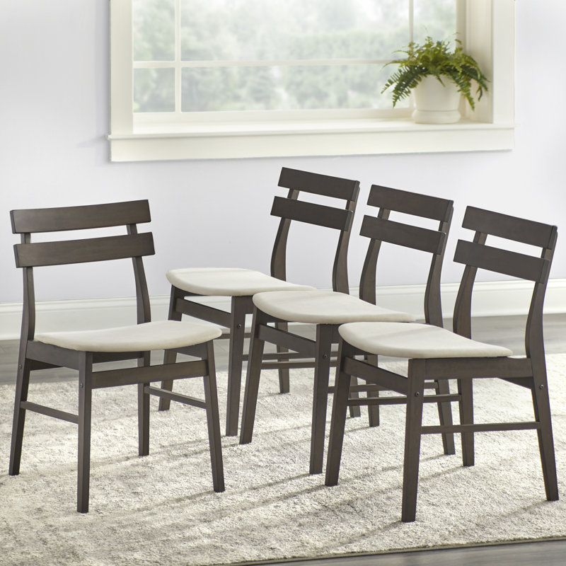 Myrlen 4 - Person Four Leg Base Dining Set, Beige