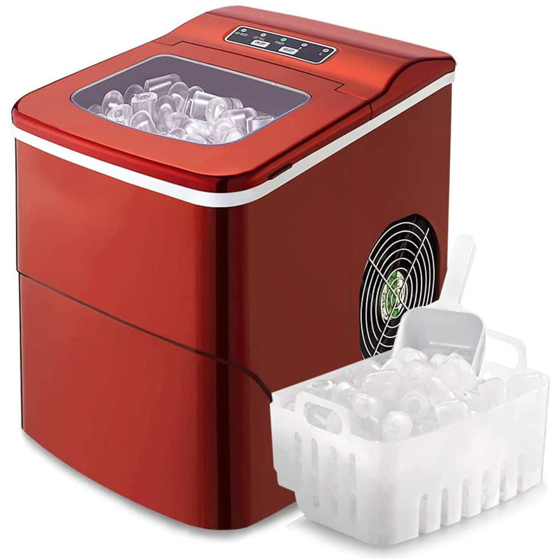 YUKOOL 26 lb. Daily Production Bullet Clear Ice Portable Ice Maker
