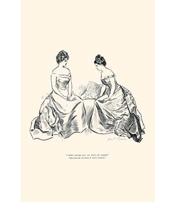 Pourquoi ne pas vous marier ? "par charles dana gibson-unframed" , reproduction d’art graphique