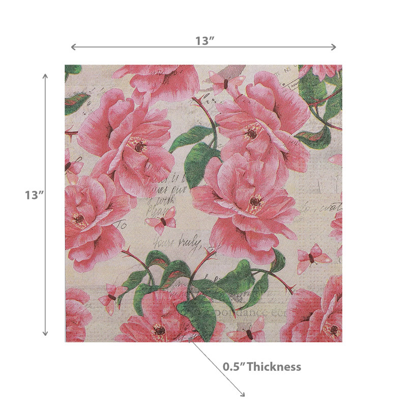 Paper Floral Napkin