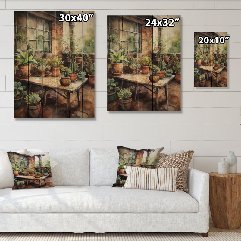 Cottage Terrasse Garden II sur bois, H 20 po x l 10 po x P 0,78 po