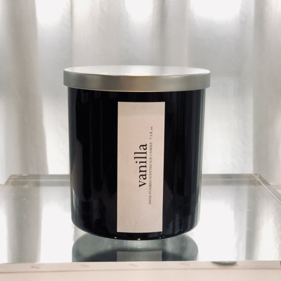 Dark Collection Vanilla Scented Jar Candle