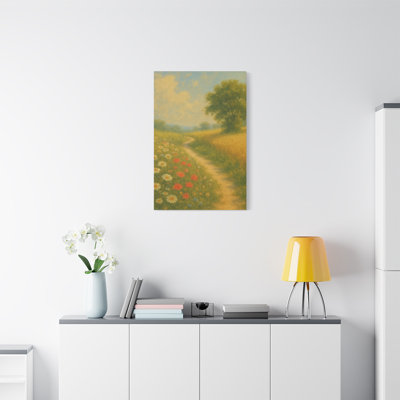 Apel Single Picture Frame Print on Canvas