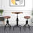 Seefeldt 2 - Person Pine Solid Wood Top Pedestal Dining Set
