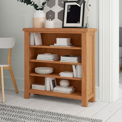 Rothbury 90 cm H x 90 cm W Solid Wood Standard Bookcase