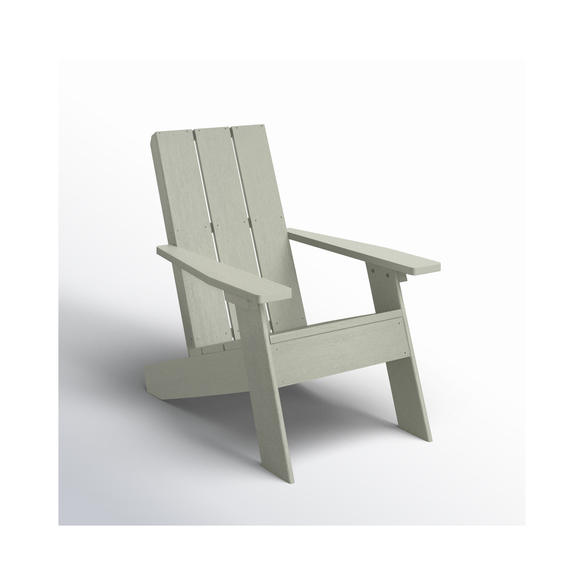 Byrnes Outdoor Adirondack Chair, Eucalyptus