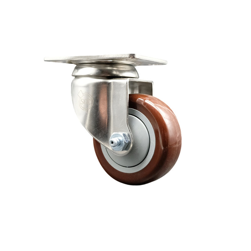 Polyurethane Caster, Maroon