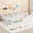 Double Twin Floor Bed With Fence, Guardrails-469027028