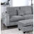 Contemporary Style 3Pc Sectional Set Right Arm Chaise Left Arm Sofa W/ USB Port Storage Ottoman Throw Pillow Wooden Legs Primary Living Room-94258330