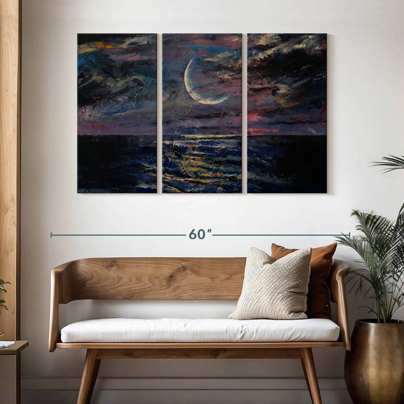Oberle Moon, 32" H x 50" W