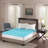 Sleep Philosophy 3" Gel Memory Foam All Season Reversible Hypoallergenic Mattress Topper-1530815232