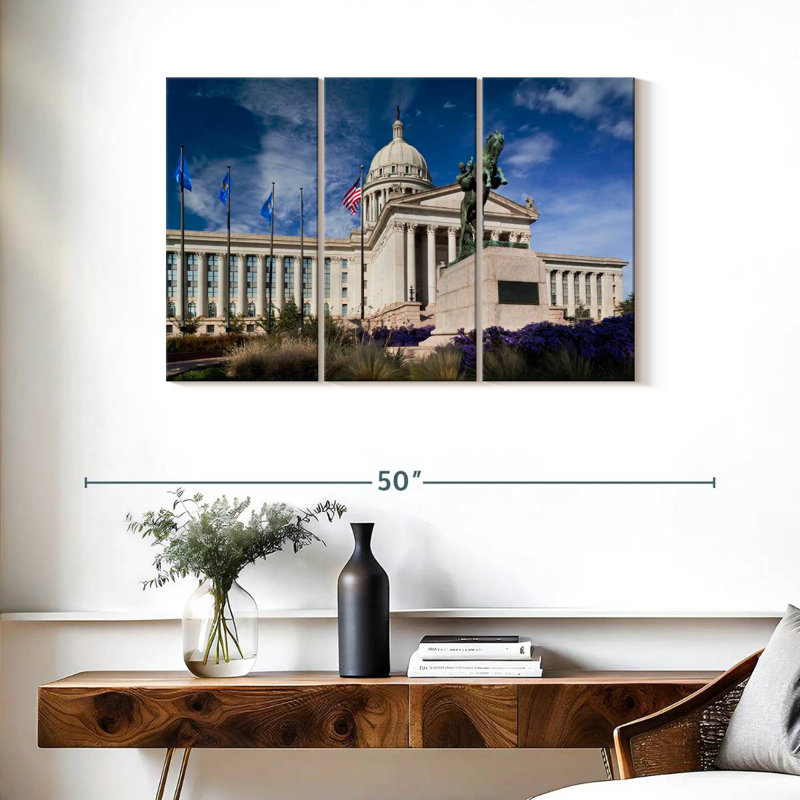 Rorry Oklahoma State Capitol, 24" H x 38" W