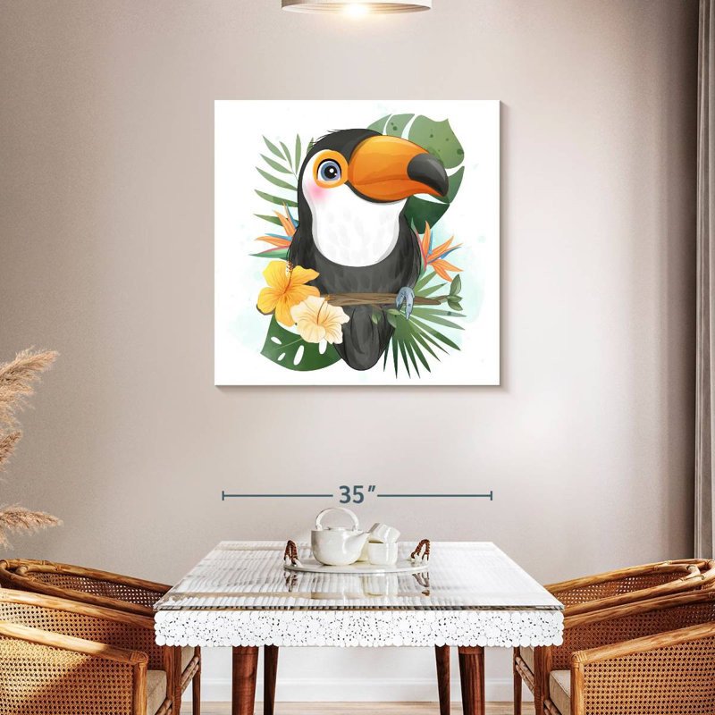 Crowle Baby Toucan, 36" H x 36" W
