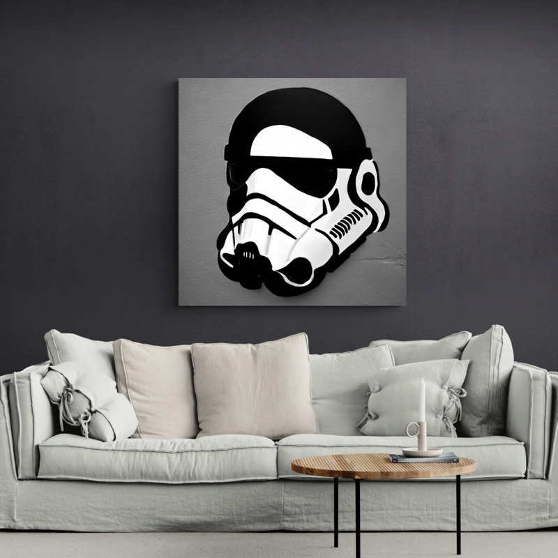 «Stormtrooper Five» par Stephen Chambers - impression sur toile tendue, L 15 po x H 15 po